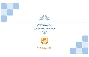گزارش روزانه (۱۵ اردیبهشت ۱۴۰۵)
